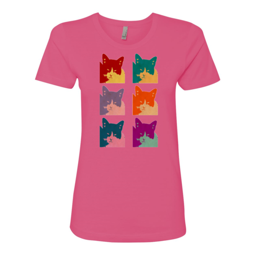 Cat's Today 6-Panel Pop Art T-shirt Design