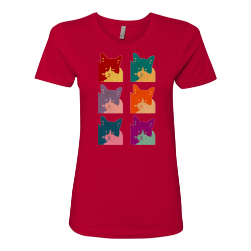 Cat's Today 6-Panel Pop Art T-shirt Design