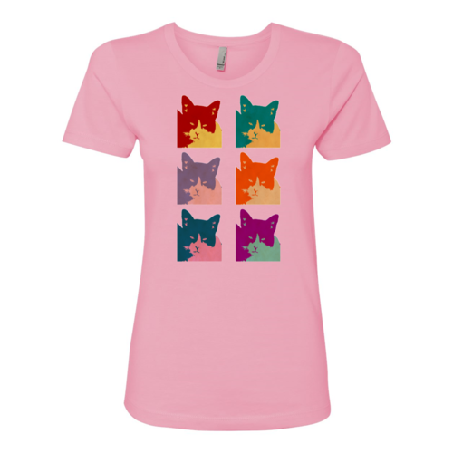 Cat's Today 6-Panel Pop Art T-shirt Design