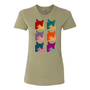 Cat's Today 6-Panel Pop Art T-shirt Design