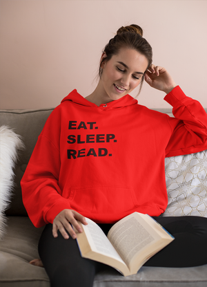 Eat, Sleep, Read Hoodie Design