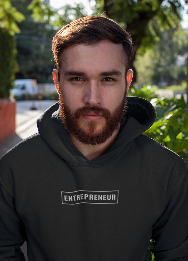 Premium Entrepreneur Black Hoodie