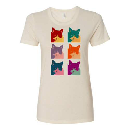 Cat's Today 6-Panel Pop Art T-shirt Design