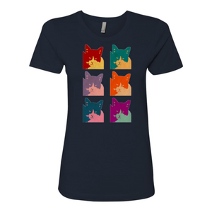 Cat's Today 6-Panel Pop Art T-shirt Design