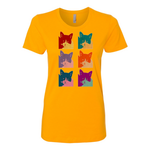 Cat's Today 6-Panel Pop Art T-shirt Design