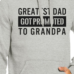 Greatest Dad Got Promoted to Grandpa Hoodie Design