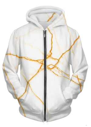 Zipped Marble Hoodie Design