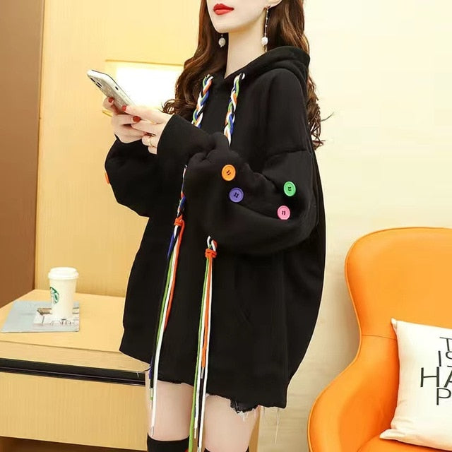 Fashionable Women’s Hoodie With Polar Fleece