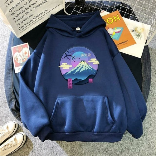 Japanese Mount Fuji Hoodie Design