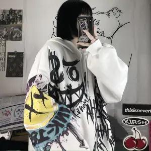 Japanese Cartoon Hip Hop Hoodie Design