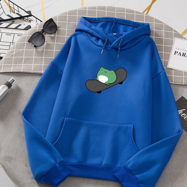 Skateboard Frog Hoodies Design