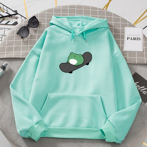 Skateboard Frog Hoodies Design