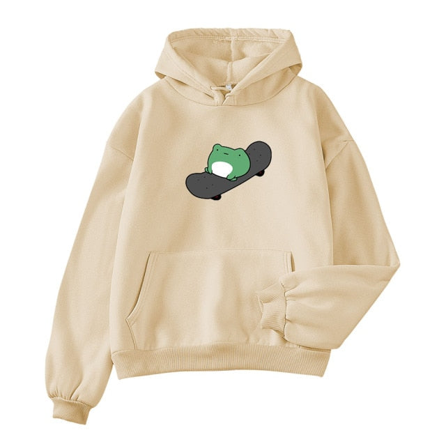 Skateboard Frog Hoodies Design