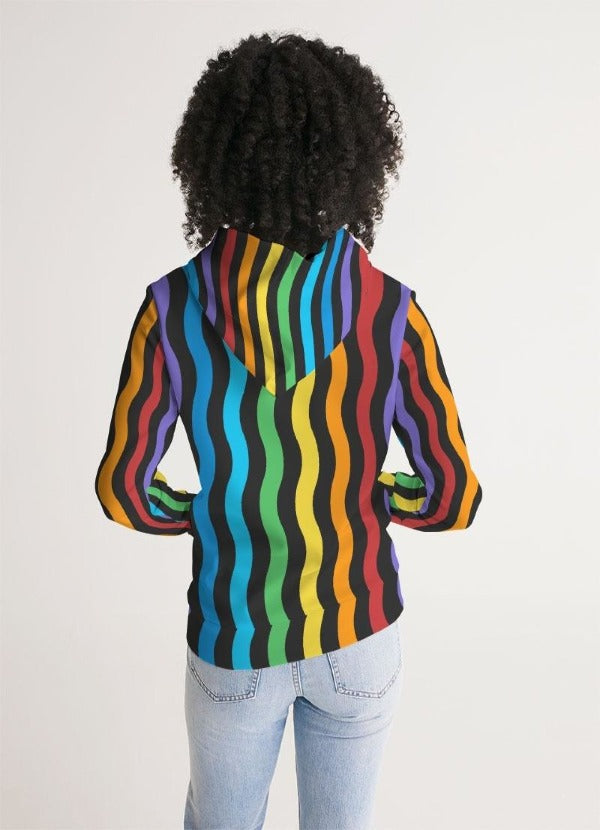 Rainbow Stripes Hoodie Design