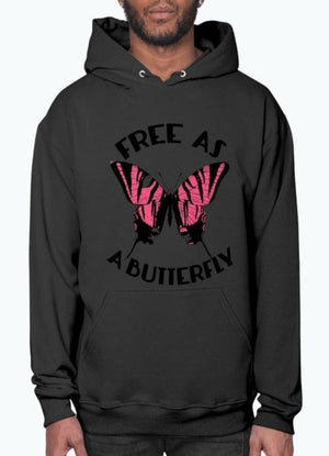 Free as a butterfly Hoodie