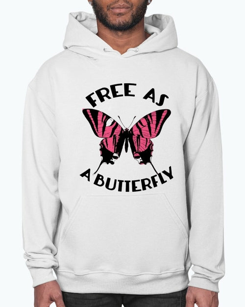 Free as a butterfly Hoodie